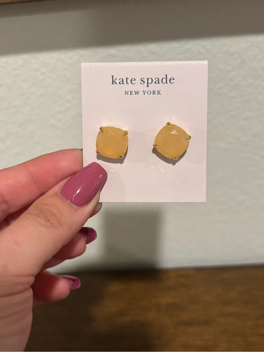 kate spade Gold Tone Stud Earrings - Picture 5 of 7